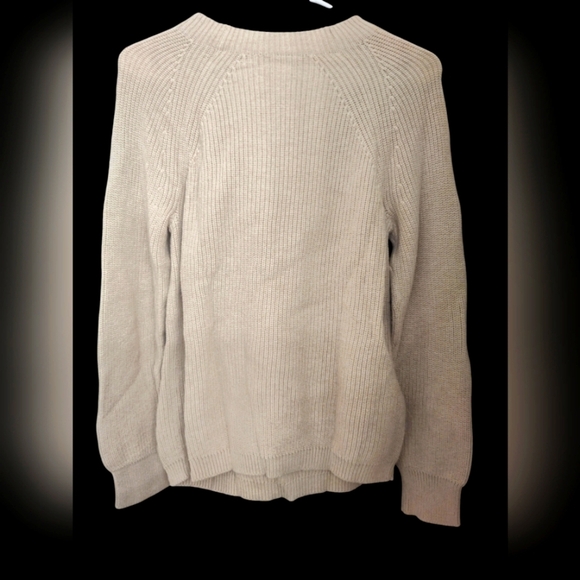 JCrew Beige Bow Sweater, Small - Picture 2 of 4